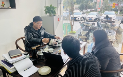 洽談客戶